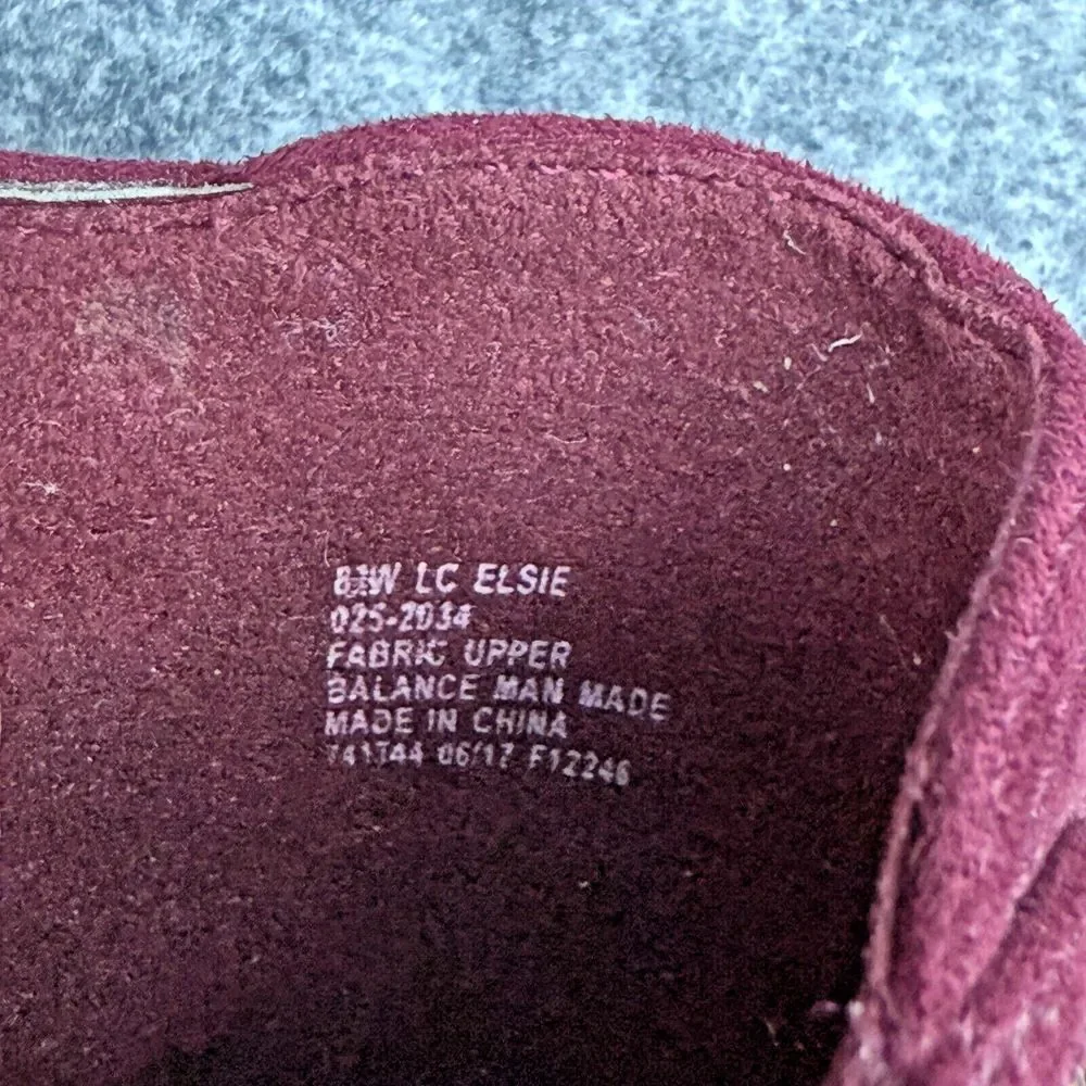 Liz Claiborne Elsie Heels Womens 8.5‎ Maroon Burgundy Shoes Pumps Office Party
